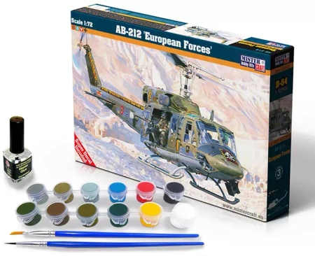 Model samolotu D-54 AB-212 European Forces, 1:72