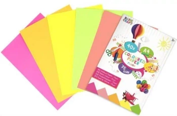 Papier kolorowy fluorescencyjny A4/40K - Grafix