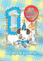 Kartka okolicznościowa Urodziny Roczek MF01 - Trend