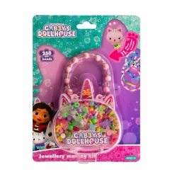 Zestaw koralików Gabby's Dollhouse Jednorożec 250 szt. + 2m gumki - ASTRA art-pap