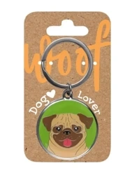Brelok dla psiarzy - mops - Be-Happy Gifts