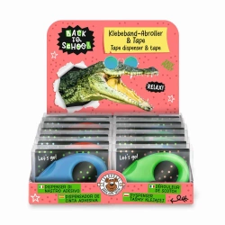 Dyspenser z przezroczystą taśmą klejącą 1szt.mix - TRENDHAUS