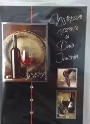 Karnet imieniny B6 Premium 57 + koperta - Panorama