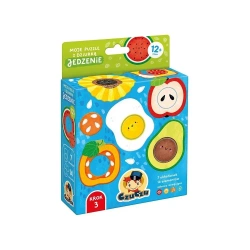 CzuCzu Moje puzzle z dziurką Jedzenie 12m+ - Opracowanie zbiorowe