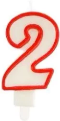 Świeczka 2 czerwona - Arpex