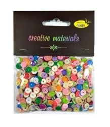 Cekiny nieprzeźroczyste 6mm 20g - Galeria Hobby