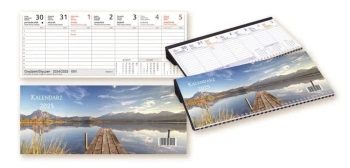 Kalendarz 2026 biurkowy z podkładką plastikową PCV - Aniew