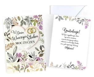 Karnet B6 Ślub - Kukartka