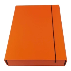 Teczka box z gumką pomarańczowa - Ziemia Obiecana