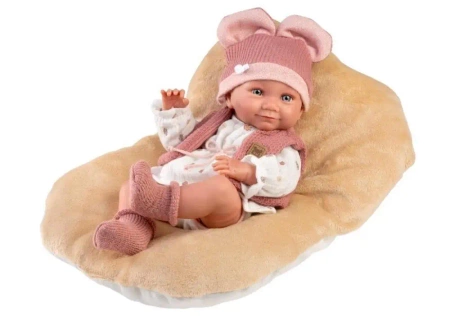 Lalka winylowa bobas Nica z poduszką 40cm - Llorens
