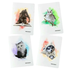 Zeszyt A4/32K linia kolor PP Joy (4szt) NARCISSUS