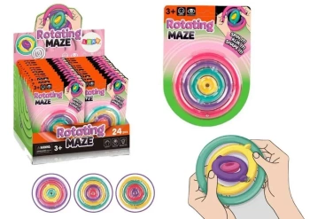 Zabawka sensoryczna Rotujące Kółka MIX - Leantoys
