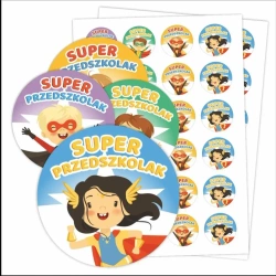 Naklejki motywacyjne - Super przedszkolak 48szt - LearnHow
