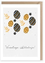 Kartka okolicznościowa Złoto-czarne.., eko K087 - Cardie