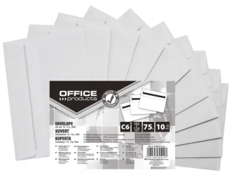 Koperta samoklejąca białe 114x162mm 10szt - Office