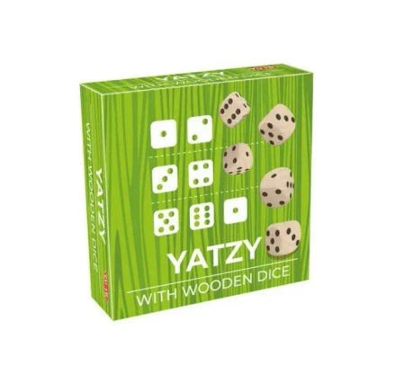 Yatzy drewniane kostki - gra w kości - Tactic