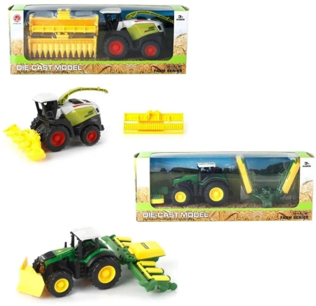 Traktor kombajn z maszyną - Trifox