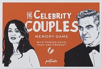 Gra karciana Memory. Celebrity couples - PRINTWORKS