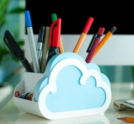 Cloud Notes Organizer na biurko z notesem Chmurka - Thinking Gifts