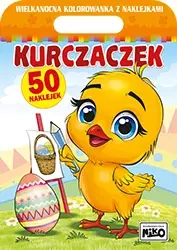 Wielkanocna kolorowanka z naklejkami. Kurczaczek - Artur Rajch