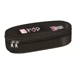 Piórnik saszetka z wewnętrzną klapką Pink K-Pop - ST-MAJEWSKI