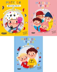Matylda PAKIET 1-3 Matylda odważna + Matylda Tymon Supermoce+ Pralkowy potw - Ilona Kostecka