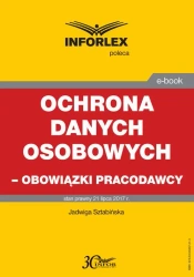 eBook Ochrona danych osobowych – obowiązki pracodawcy - Jadwiga Sztabińska