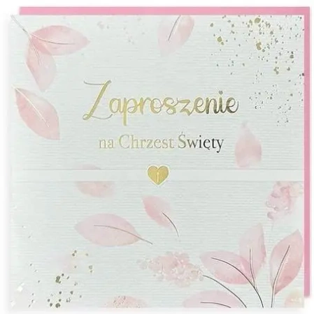 Zaproszenie Chrzest 5szt - Kukartka