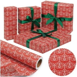 Papier ozdobny pakowy - roślinny 57cmx25m - PaperHit