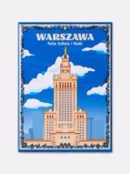 Magnes Pamiątkowy Warszawa / Pałac Kultury i Nauki - Nadwyraz