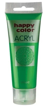 Farba akrylowa 75ml jasno zielona HAPPY COLOR - GDD