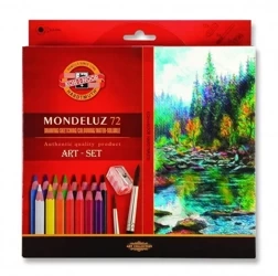 Kredki Mondeluz 72 kolory + pędzel - Koh-I-Noor