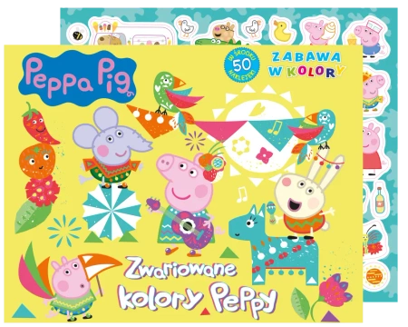 Zwariowane kolory  Peppy. Zabawa w kolory. Świnka Peppa - Opracowanie zbiorowe