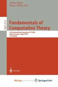 Fundamentals of Computation Theory - Lingas Andrzej