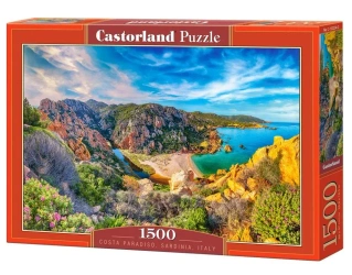 Puzzle 1500 Costa Paradiso, Sardinia, Italy CASTOR - Castorland