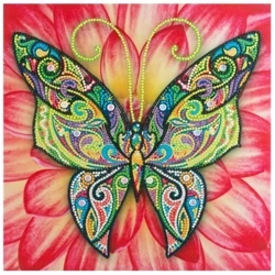 Diamentowe malowanie Motylek 30x30cm - Grafix
