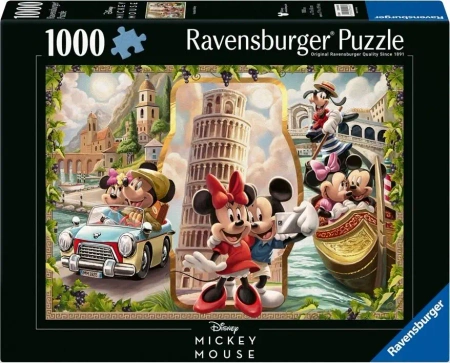Puzzle 1000 Disney Classics Wakacje Miki i Mini - Ravensburger