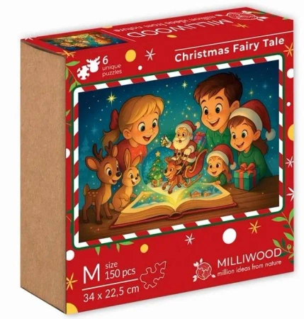 Puzzle drewniane 150 Świateczna Baśń - Alexander