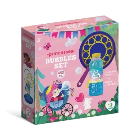 Mega Zestaw Bańki Mydlane Księżniczki płyn 450ml - Maksik