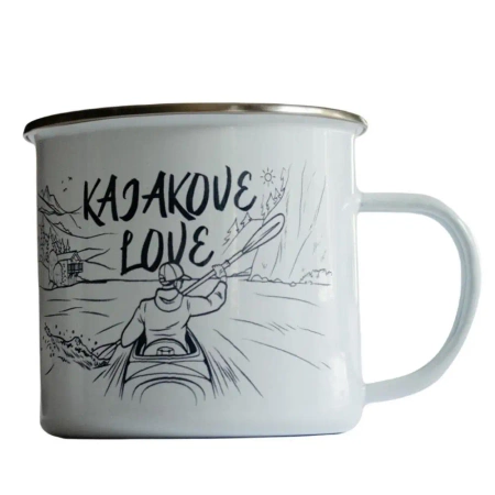 Kubek emaliowany - Kajakove Love - TravelSet