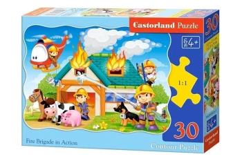 Puzzle 30 Strażacy w akcji CASTOR - Castorland