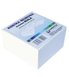 Kostka klejona biała 85x85mm 5cm - Wektor