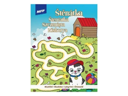 Kolorowanka - labirynt. Piesek - MFP