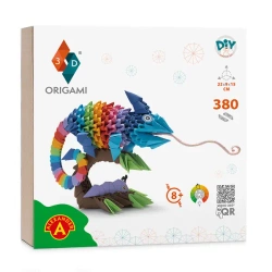 Origami 3D kameleon/chameleon ALEX - Alexander
