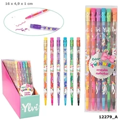Kredki z gumką przekładane Jednorożec Ylvi 12279A - DEPESCHE
