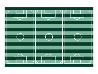 Obrus Boisko piłkarskie 120x180cm mix - PartyDeco