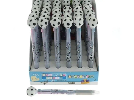 Długopis wielokolorowy z piłką (36szt) - ADAR