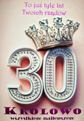 Karnet Urodziny 30 3K - YEKU