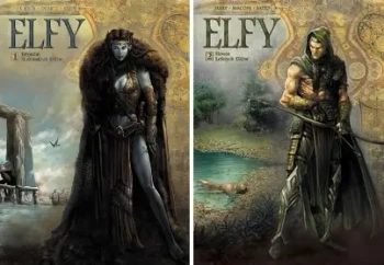 Świat Akwilonu Elfy Kryształ Niebieskich + Honor - Jean-Luc Istin, Kyko Duarte, Maria Mosiewicz