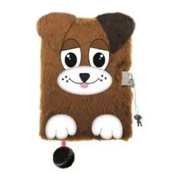 Pamiętnik A5/96K z kłódką 3D Doggie - ST-MAJEWSKI